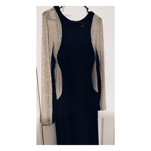 Xscape Rhinestone Illusion Gown